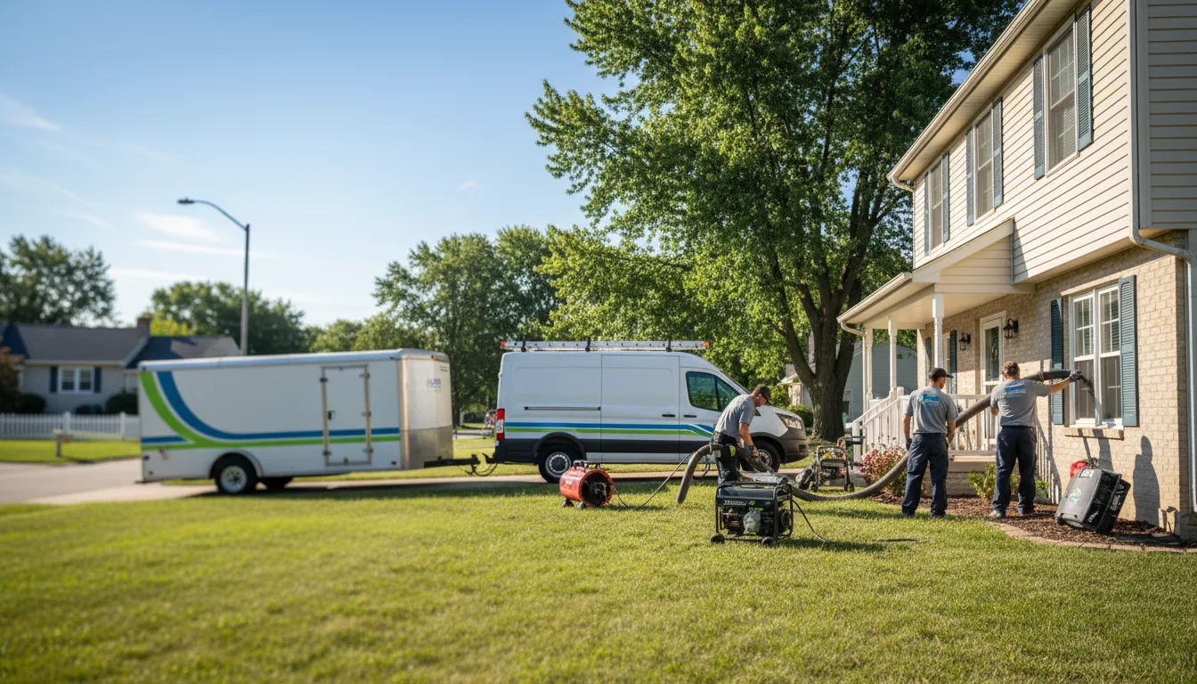 Flooded Basement Restoration And Cleanup With Repair in Wauseon, OH near me
